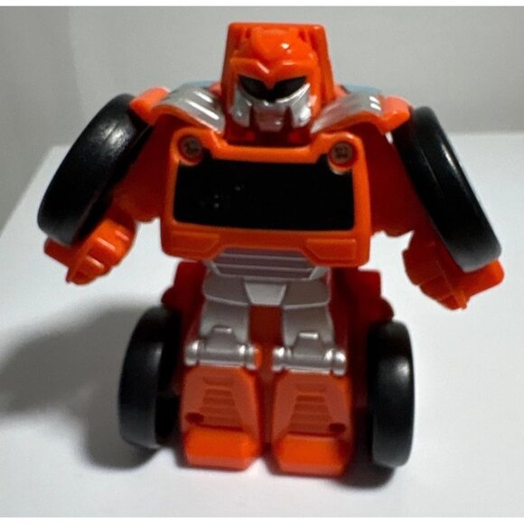 Transformers Rescue Bots Orange Cement Mixer Robot Toy Mini 2.5" - Picture 2 of 3